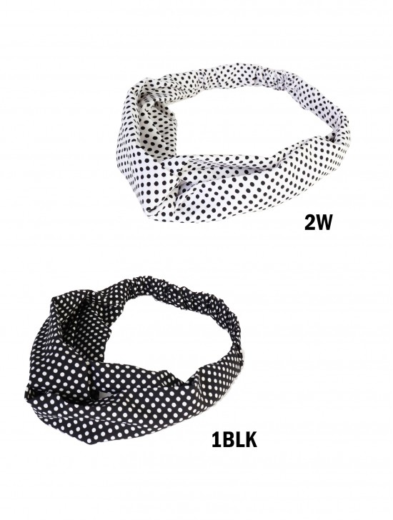 Mini Polka Dots Printed Hair Band 